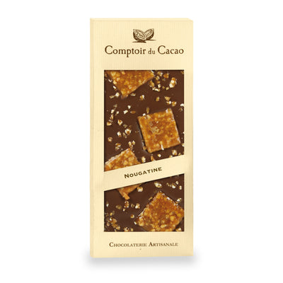 Tablette de chocolat au lait à la nougatine