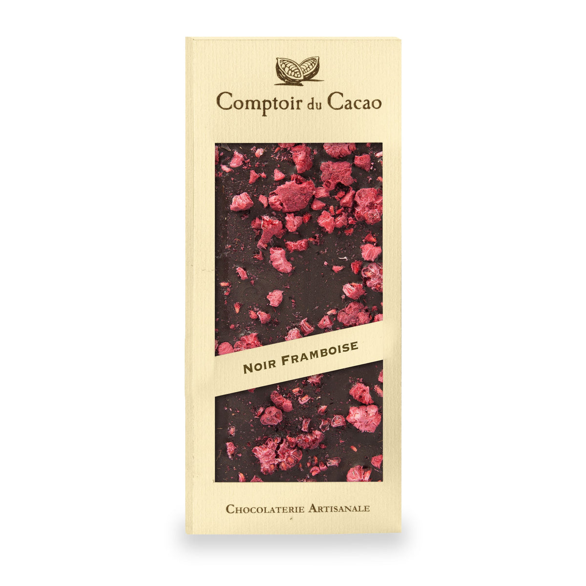 Raspberry Chocolate Bar by Comptoir du Cacao, 90 g