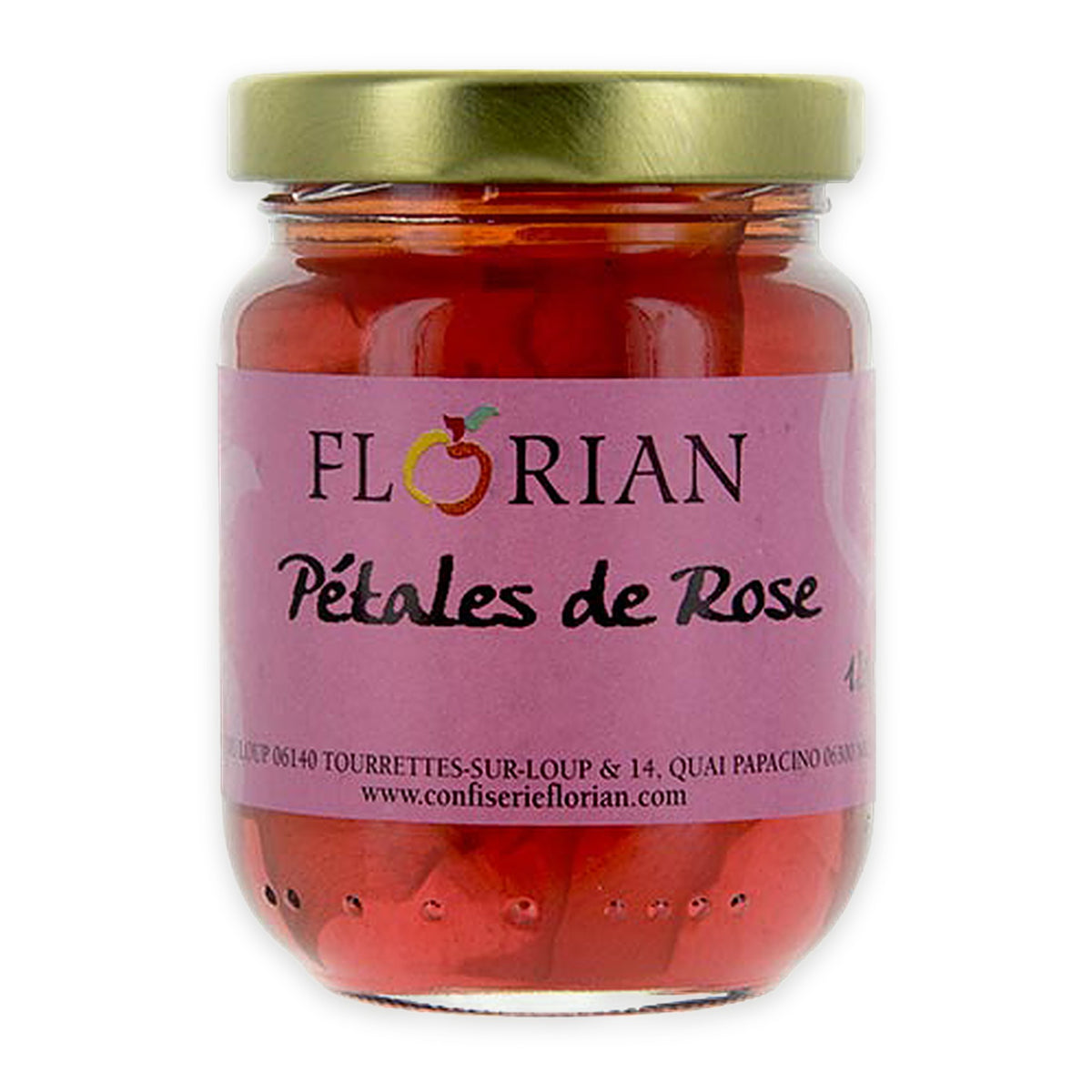 Rose Petals Jelly by Confiserie Florian, 120 g glass jar