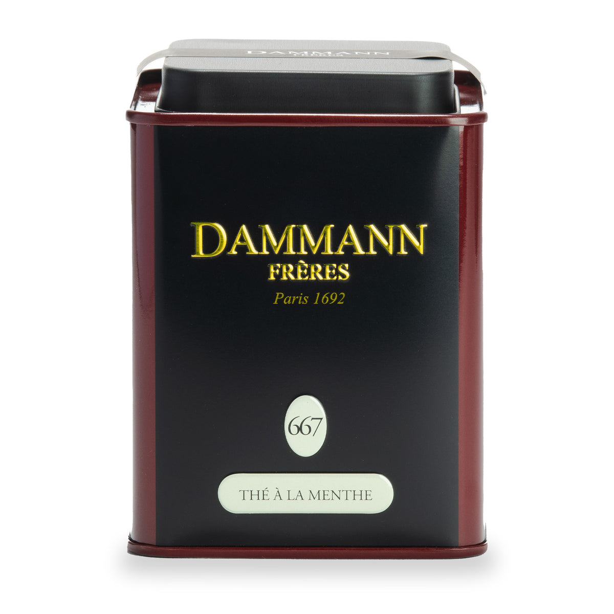 Flavored Green Mint Tea by Dammann Frères — Canister · 100g