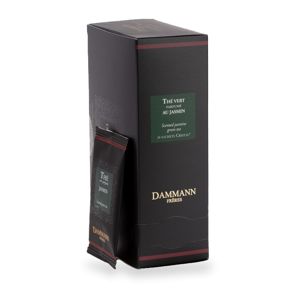 Thé Jasmin en sachets de Dammann Frères, boîte de 24 sachets (48 g), deuxième vue