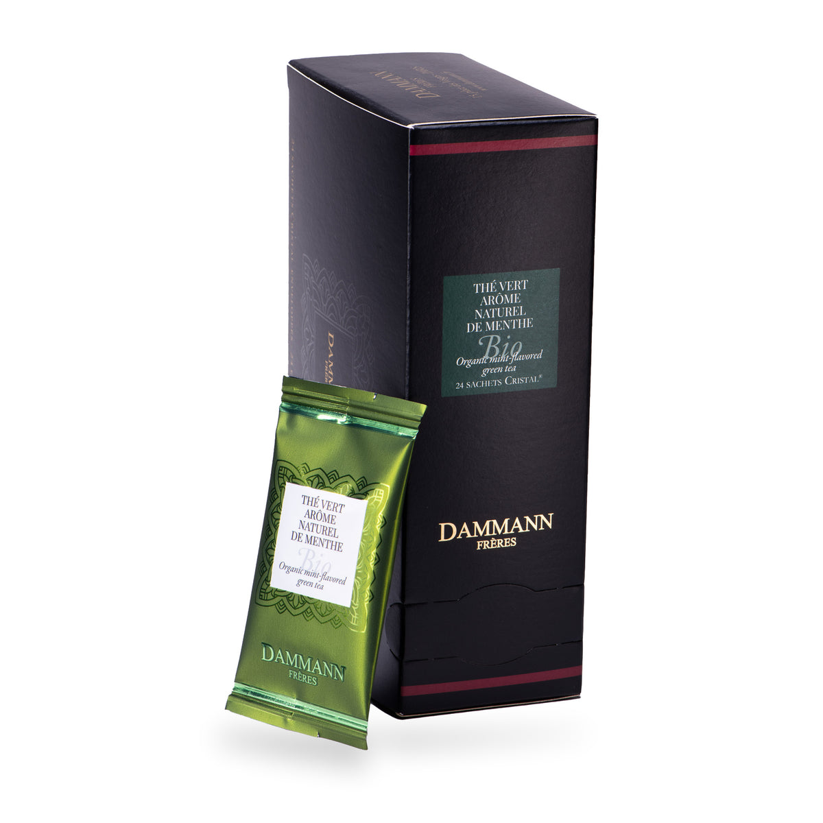 Organic Mint Tea Bags by Dammann Frères, 48 g