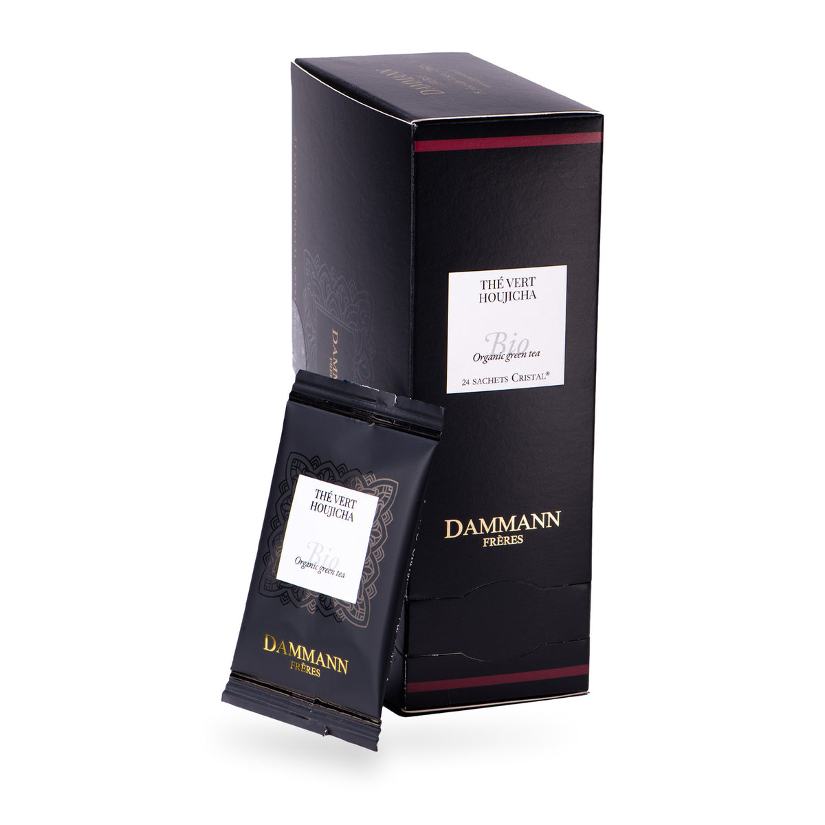 Organic Houjicha Tea Bags by Dammann Frères, 48 g