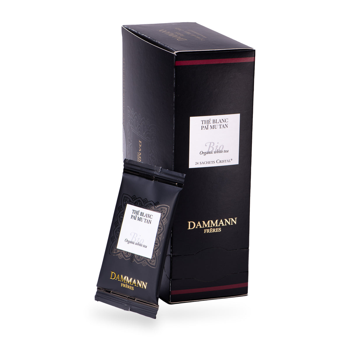 Organic Paï Mu Tan Tea Bags by Dammann Frères, 48 g