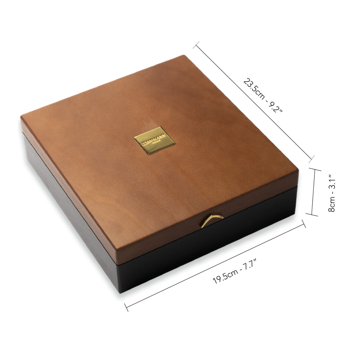 Bienvenue Tea Bag Gift Set by Dammann Frères, dimensions
