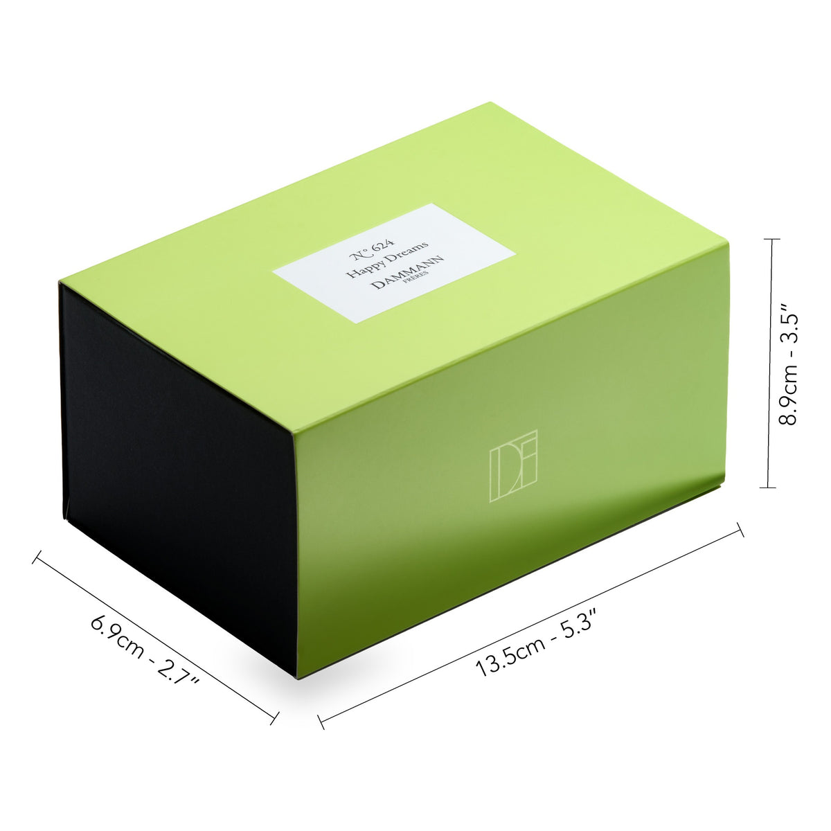 Happy Dreams Box by Dammann Frères, dimensions