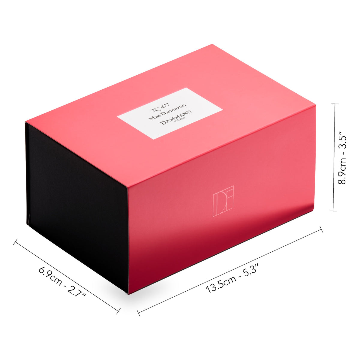Miss Dammann Box by Dammann Frères, dimensions