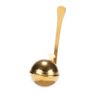 Cuillère infuseur dorée de Dammann Frères, acier inoxydable perforé, finition titanium or