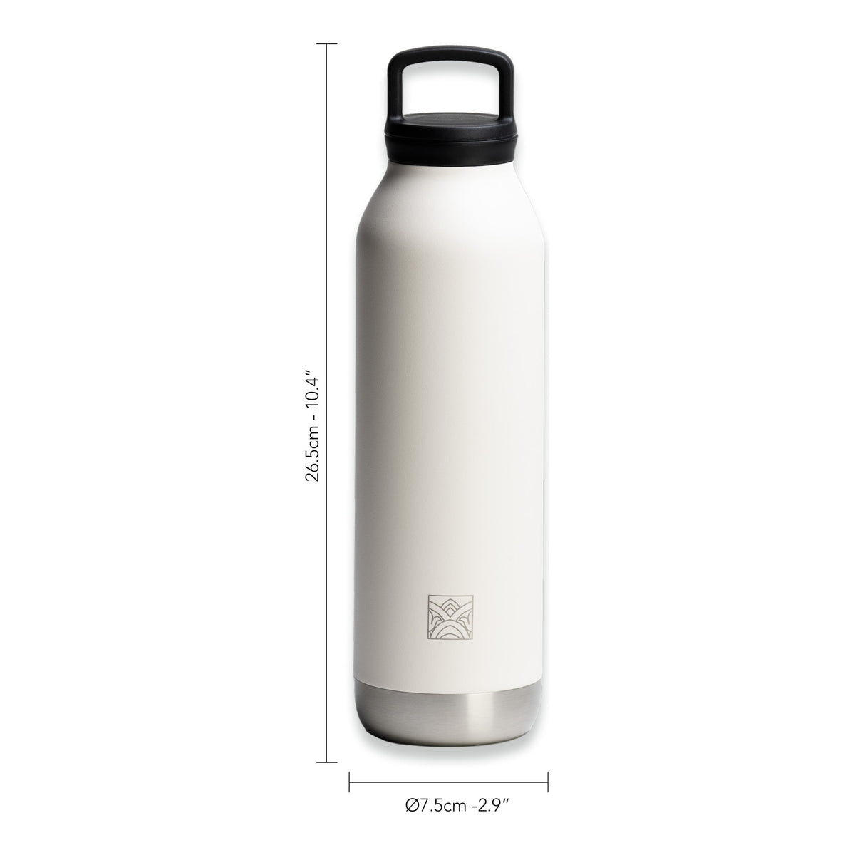 City Insulated Bottle by Dammann Frères, dimensions
