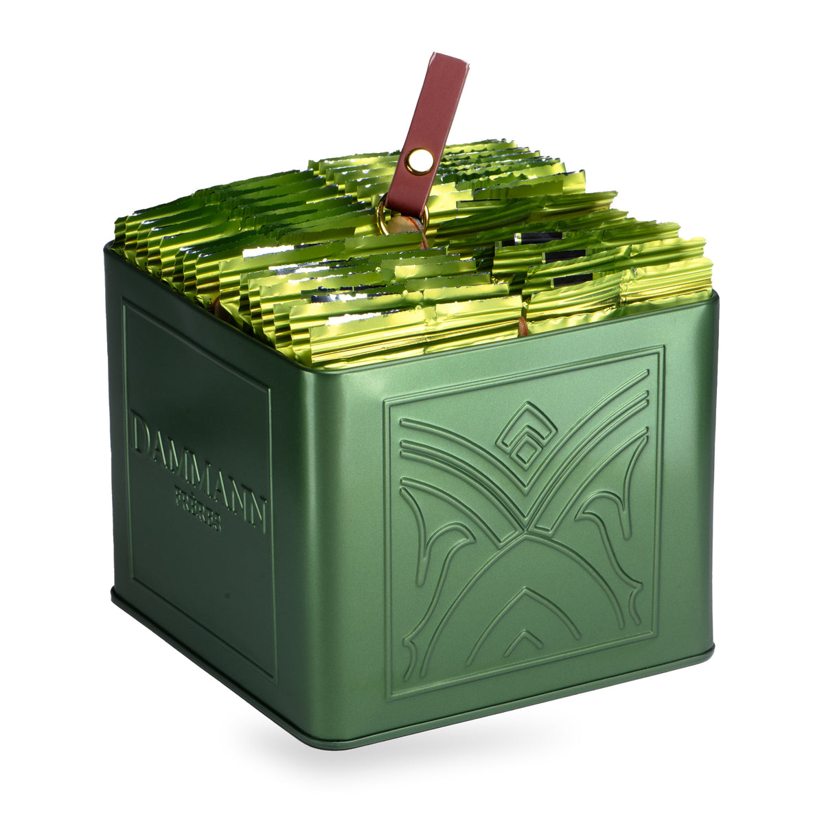 Tendrement by Dammann Frères in its tin