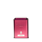 Boîte vide rouge de Dammann Frères, petite boîte Carcadet de 100 g