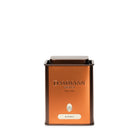 Boîte vide orange de Dammann Frères, petite boîte Rooibos de 100 g