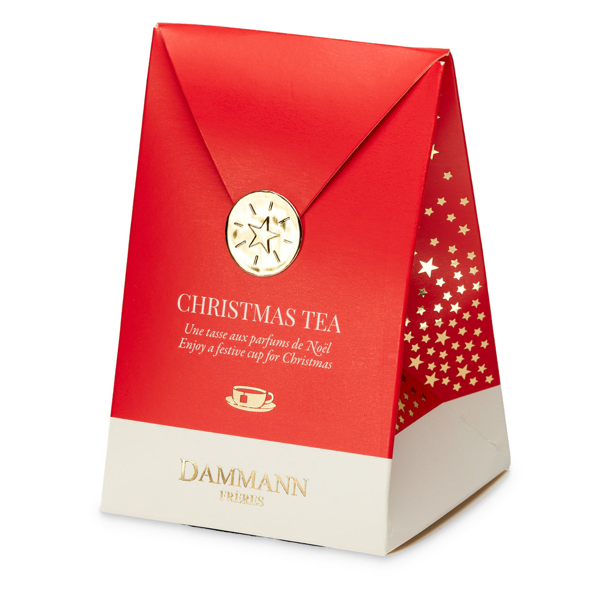 Christmas Tea by Dammann Frères, red pocket of 6 tea bags