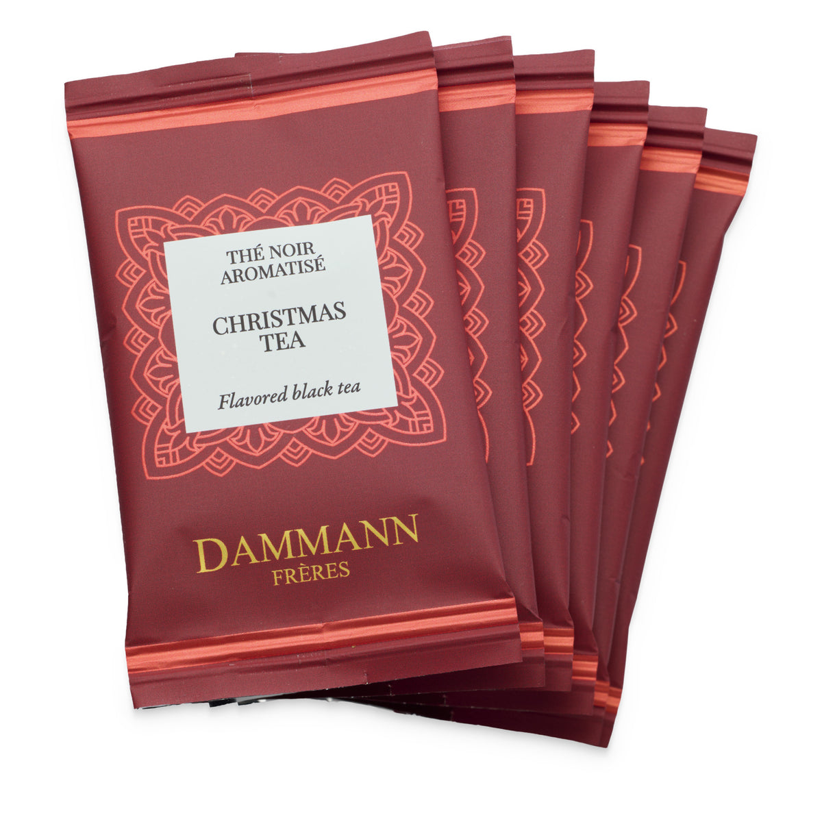 Christmas Tea by Dammann Frères, 6 individually wrapped tea bags