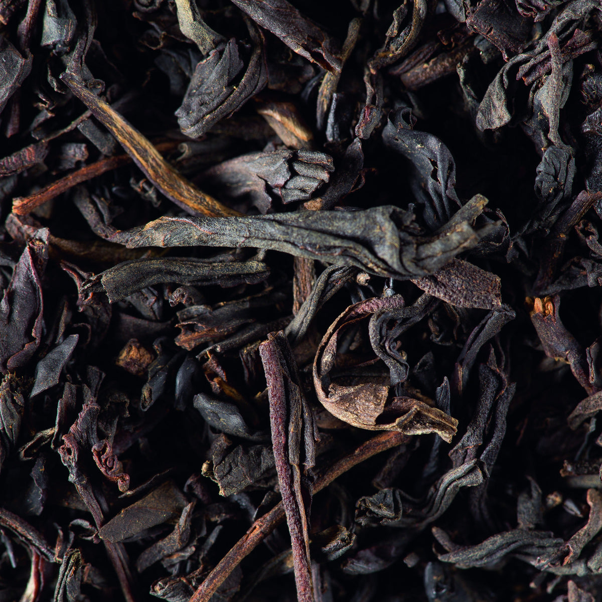 Close-up of Vanilla loose-leaf tea by Dammann Frères