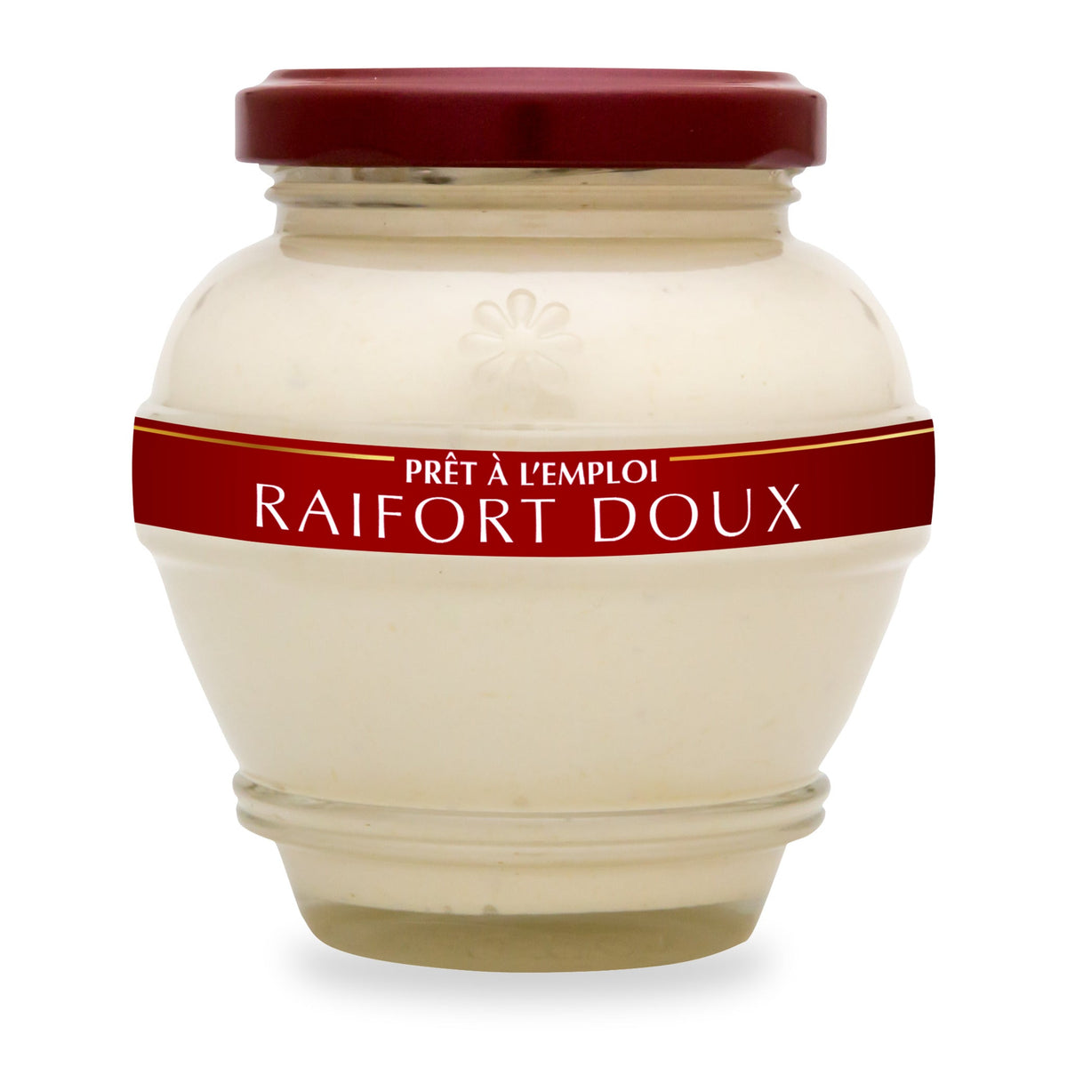 Raifort doux du Domaine des Terres Rouges, pot en verre de 200 g