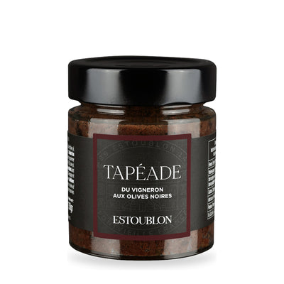 Tapenade d’olives noires au vin rouge