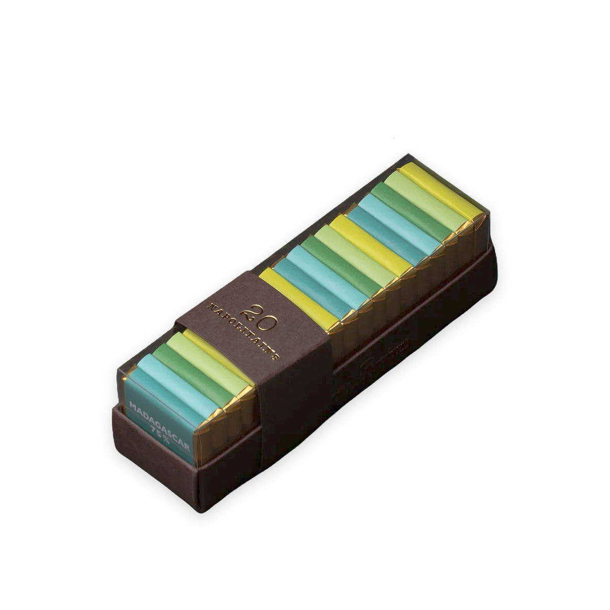 Organic Chocolate Squares by François Pralus, sleeve of 20