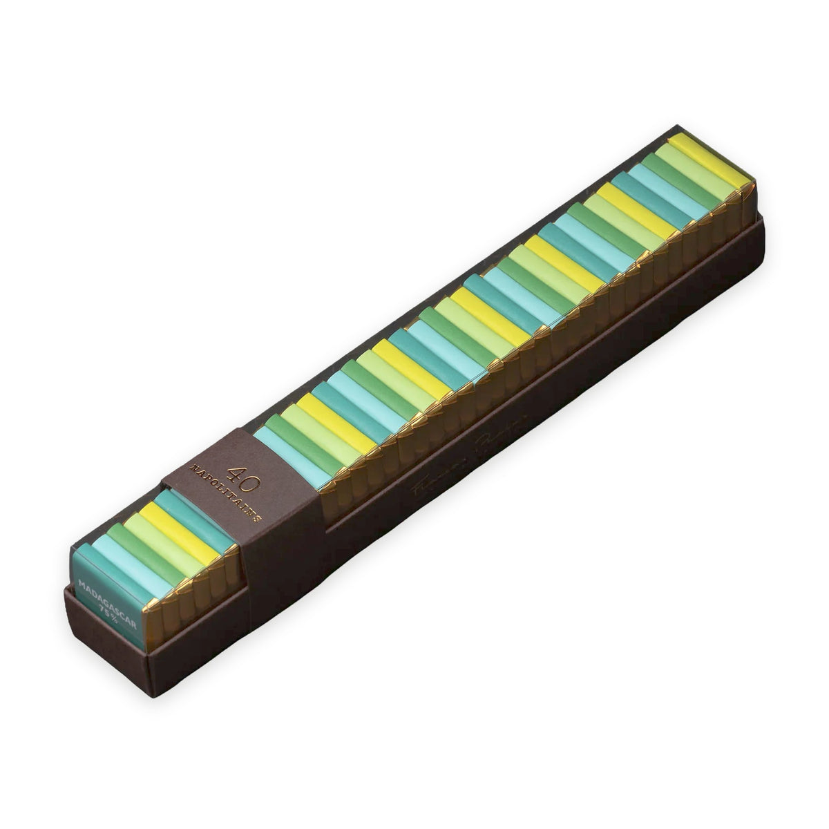 Organic Chocolate Squares by François Pralus, large sleeve of 40