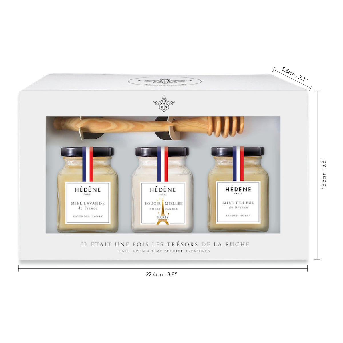 Cocooning Honey Box by Hédène, dimensions