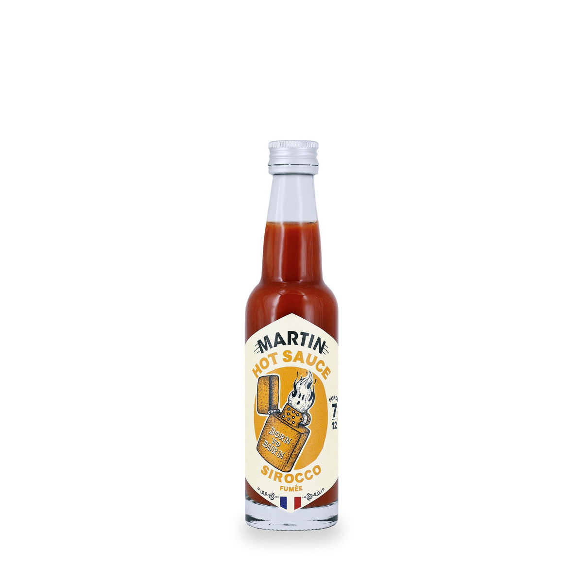 Sauce piquante Sirocco de Sauce Martin, bouteille en verre de 100 ml