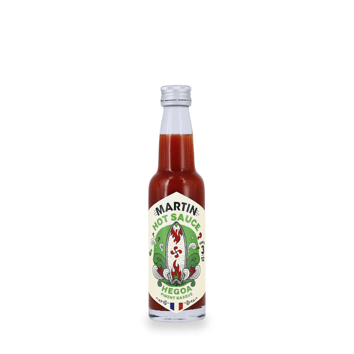 Hegoa Hot Sauce by Sauce Martin, 100 ml glass bottle