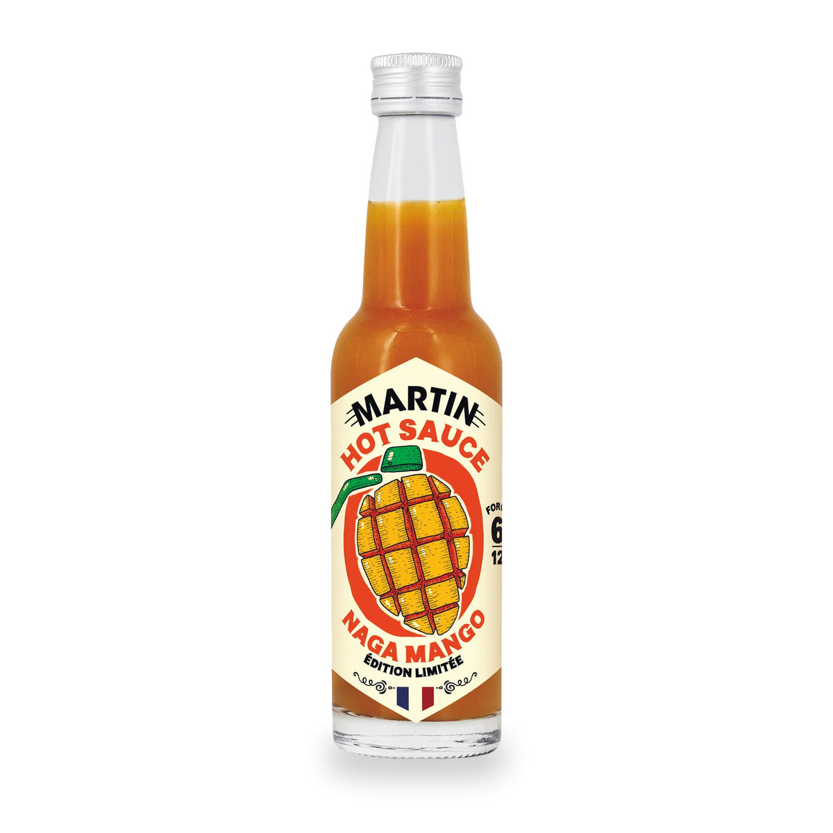 Naga Mango Hot Sauce by Sauce Martin, 100 ml glass bottle