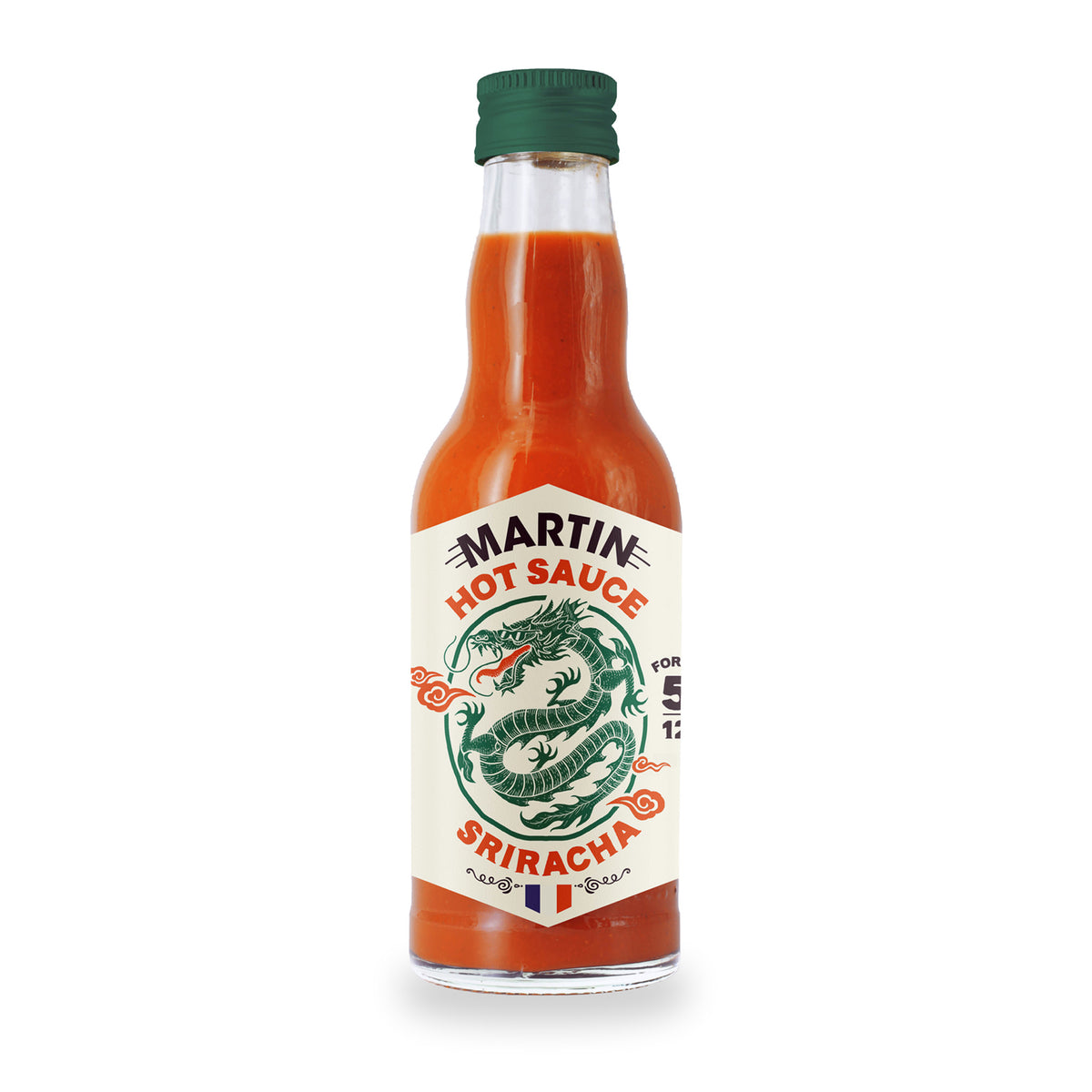 Sriracha Hot Sauce by Sauce Martin, 200 ml glass bottle