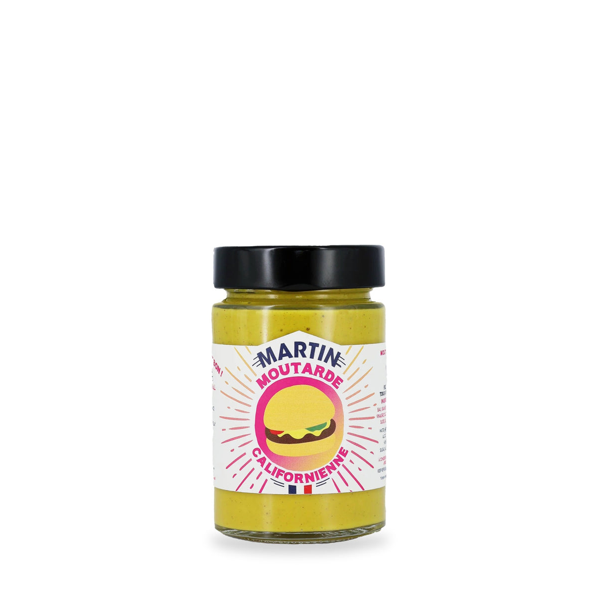 Californian Mustard by Sauce Martin, 200 g glass jar