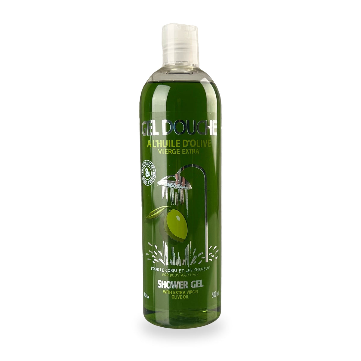 Body & Hair Shower Gel Olive Oil by Une Olive en Provence, 500 ml