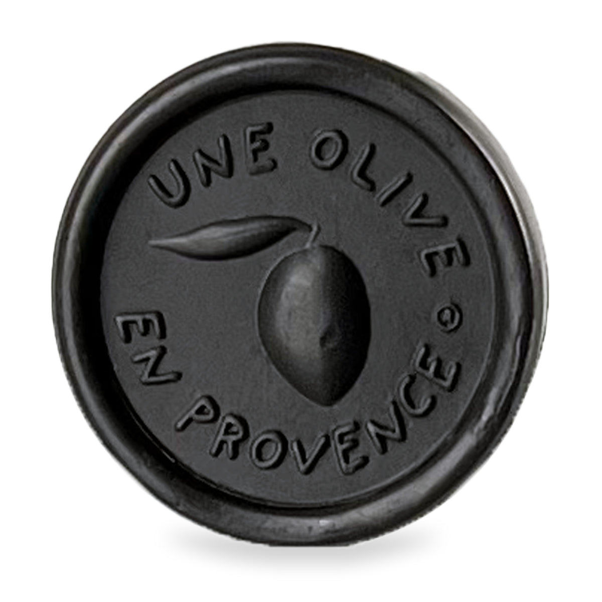 Black Soap Olive Oil Large by Une Olive en Provence, 150 g