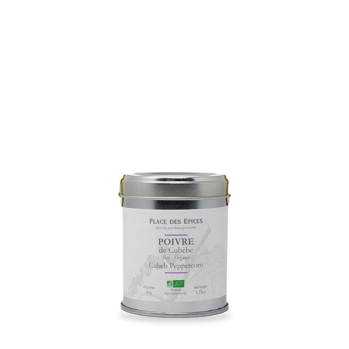 Cubeb Peppercorn by Place des Épices, 50 g tin