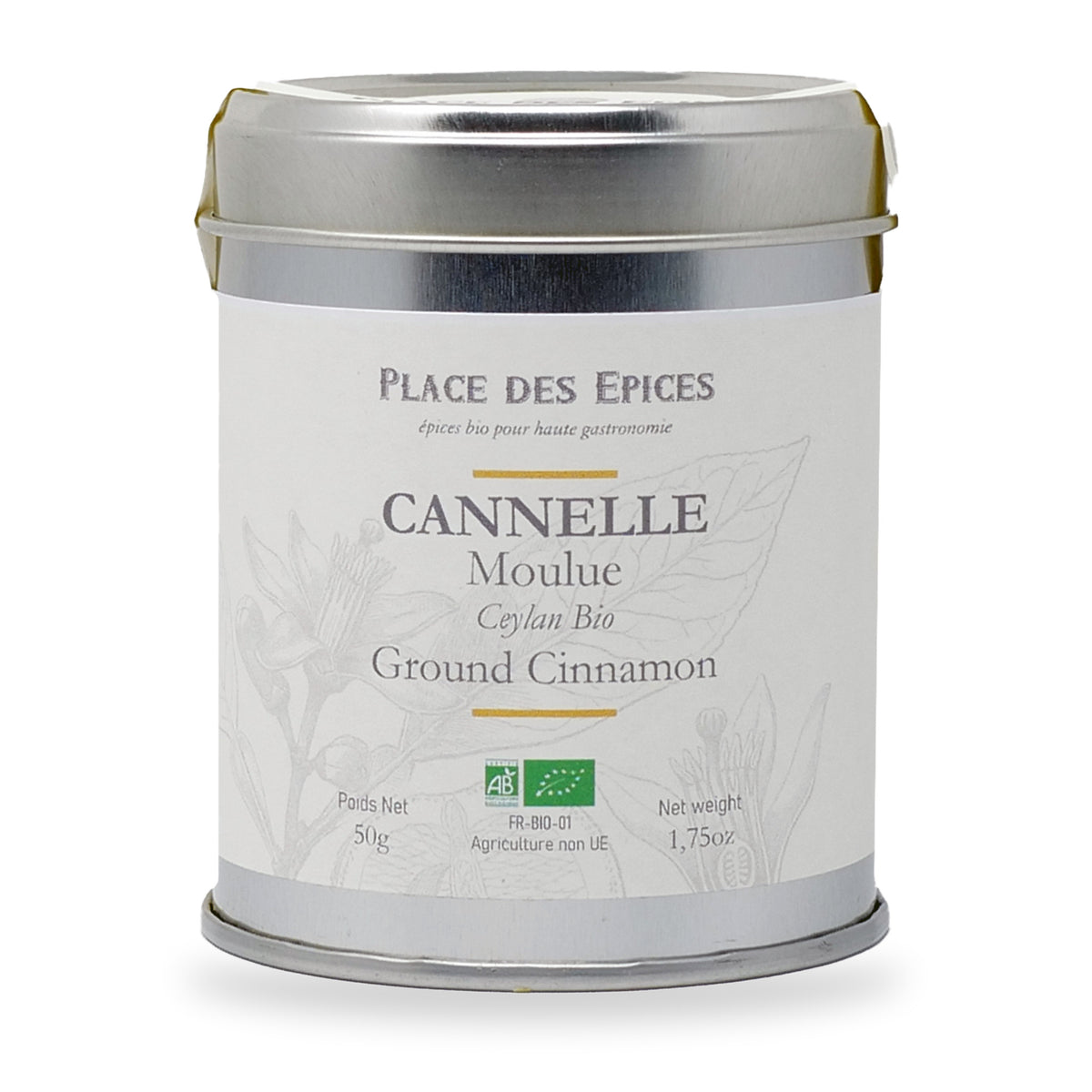 Cinnamon Ground by Place des Épices, 50 g tin