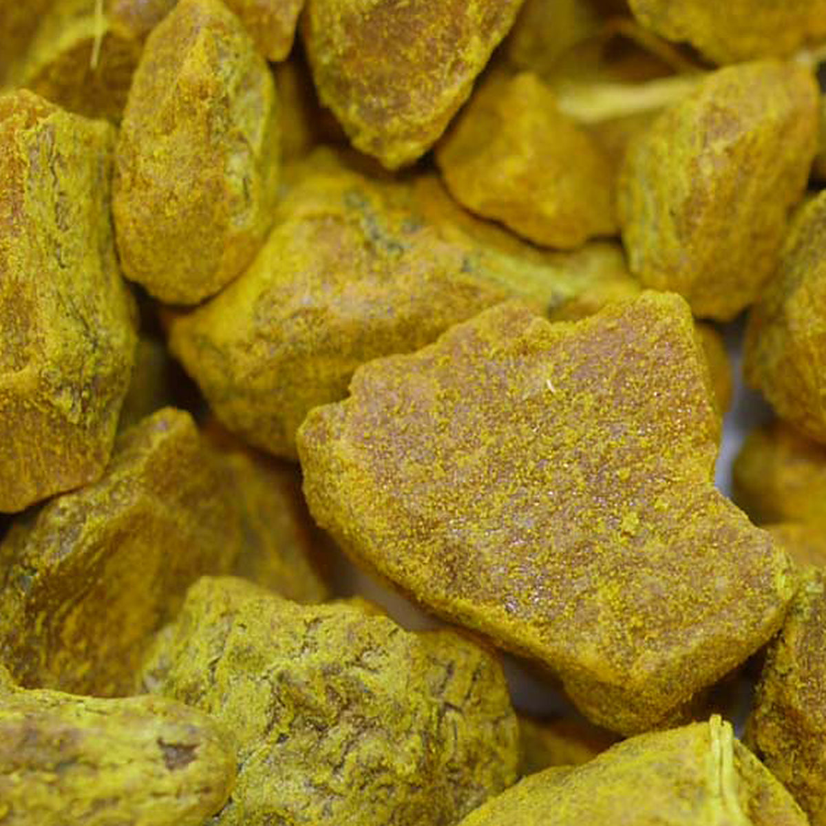 Close-up of Turmeric Shavings by Place des Épices
