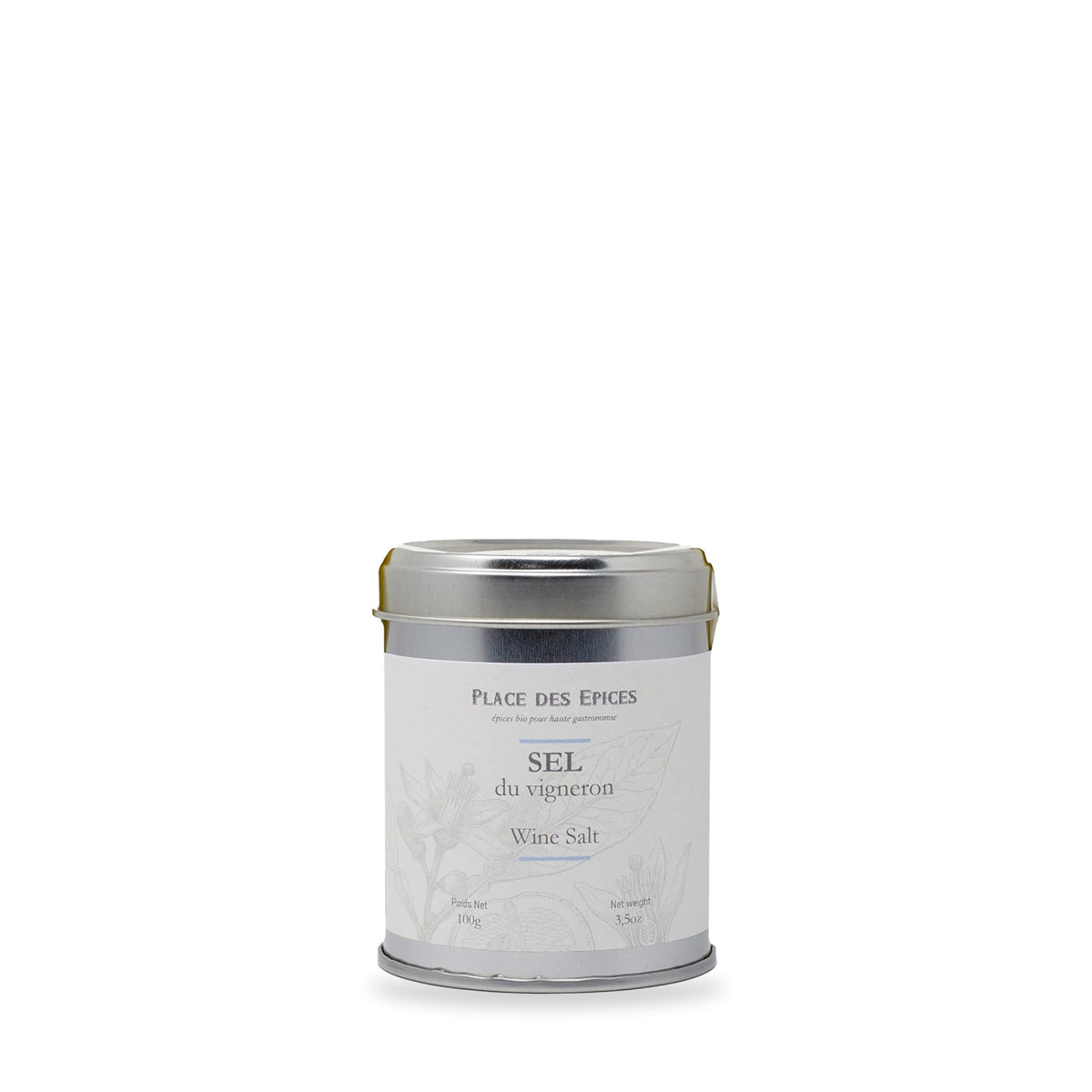Wine Salt by Place des Épices, 100 g tin