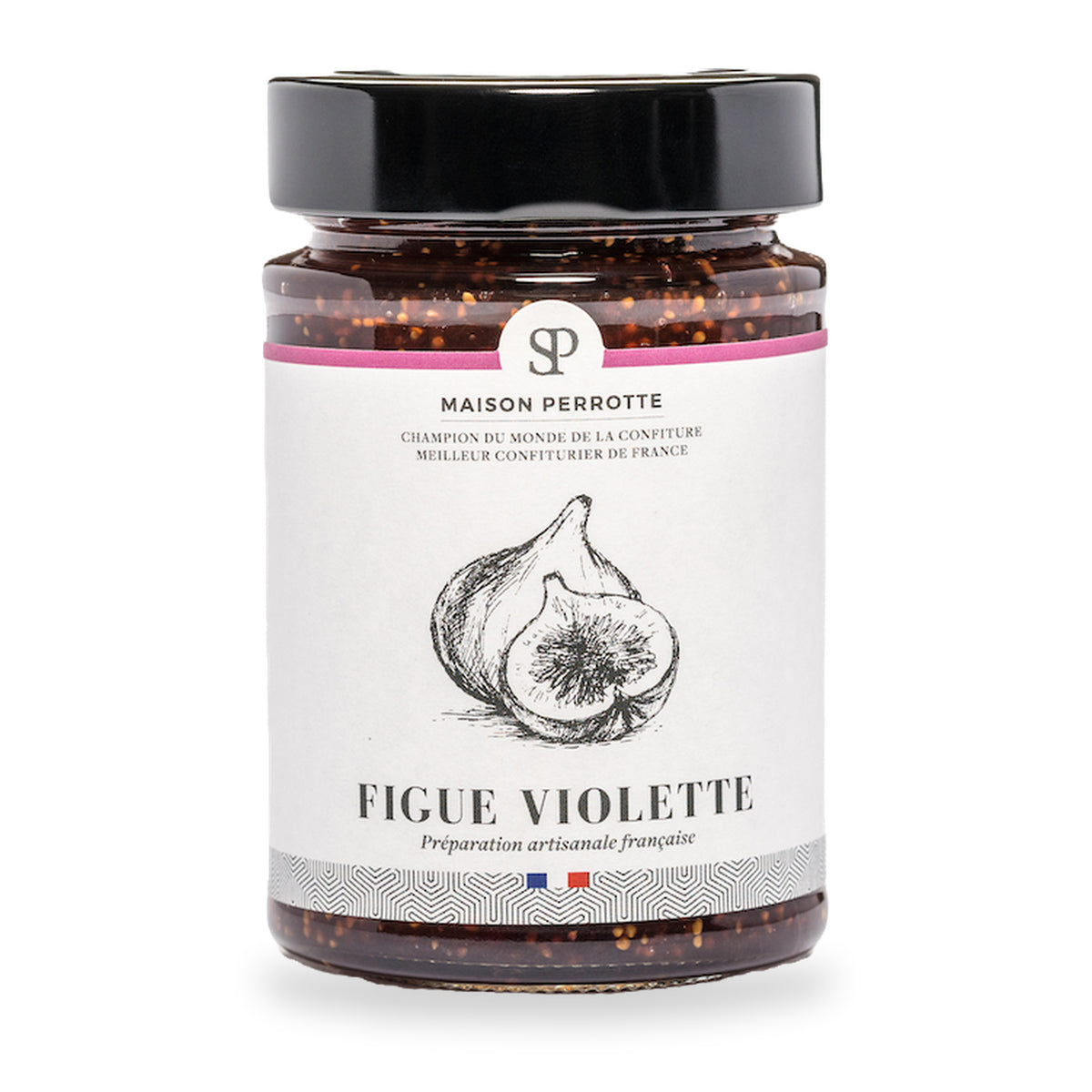 Purple Fig Jam by Maison Perrotte, glass jar
