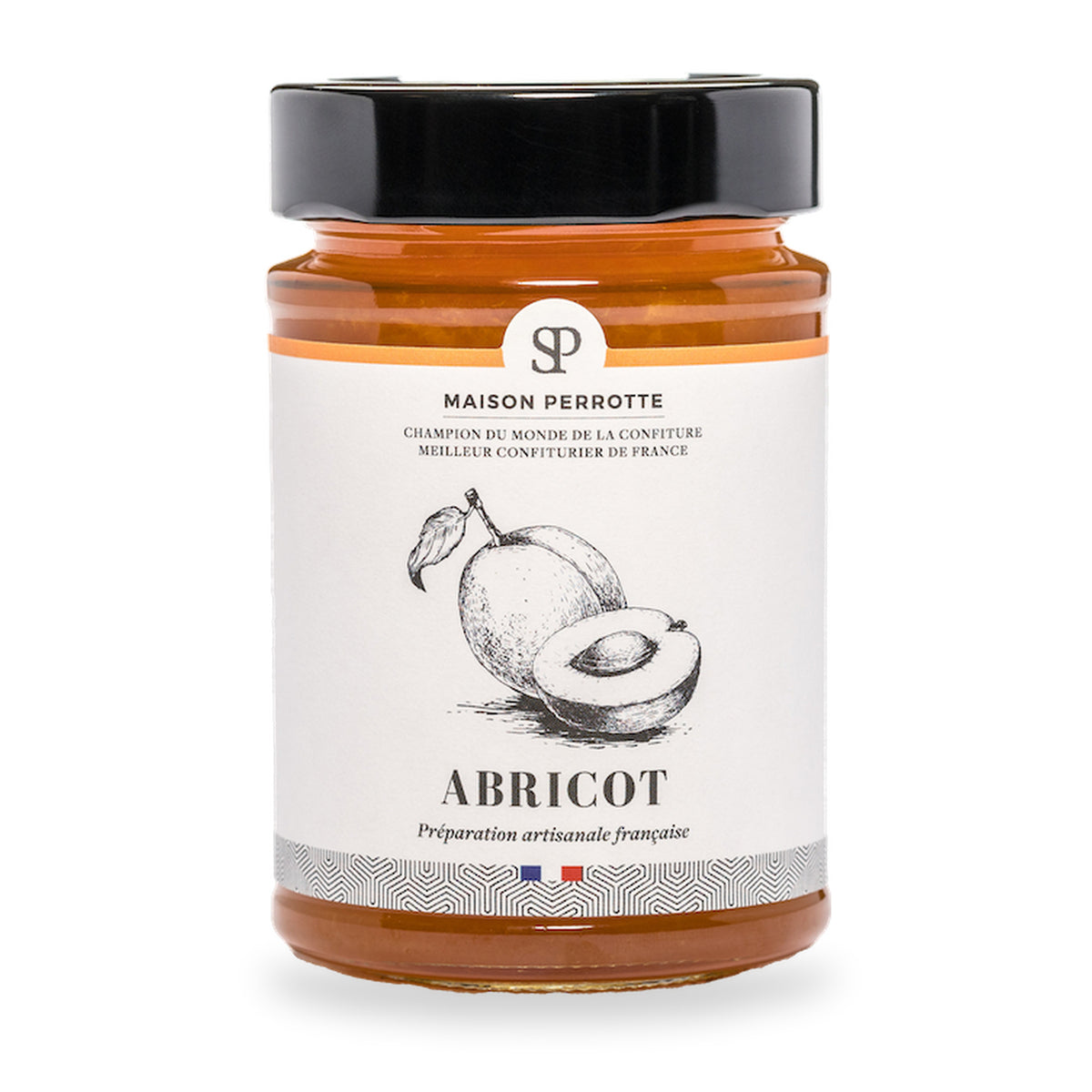 Apricot Jam by Maison Perrotte, glass jar