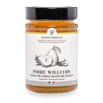 Confiture poire et vanille