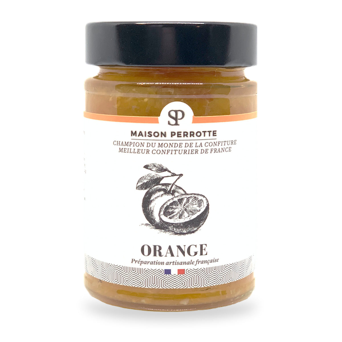 Orange Jam by Maison Perrotte, glass jar
