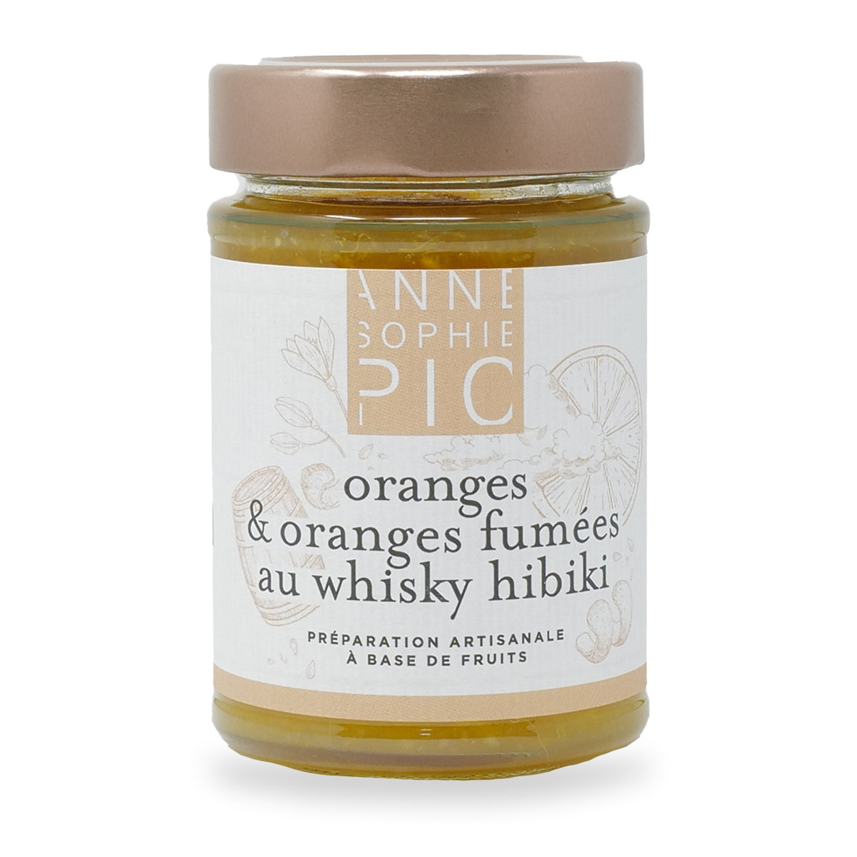 Anne-Sophie Pic Oranges And Smoked Oranges Hibiki Whisky Jam, 210 g glass jar