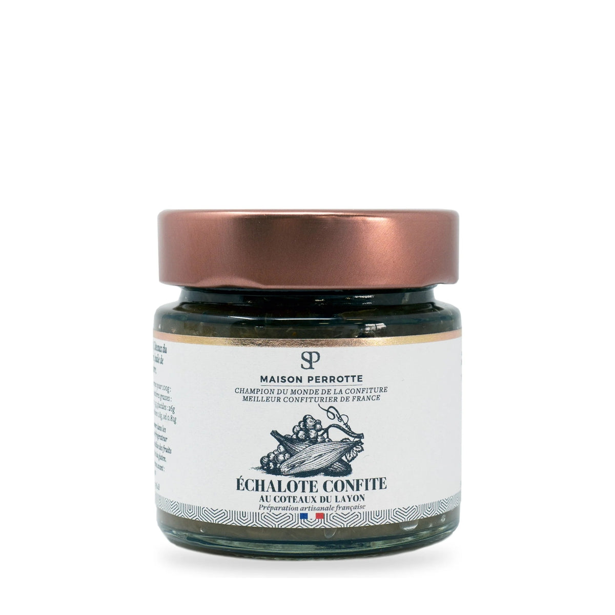 Candied Shallots Chutney by Maison Perrotte, 120 g glass jar