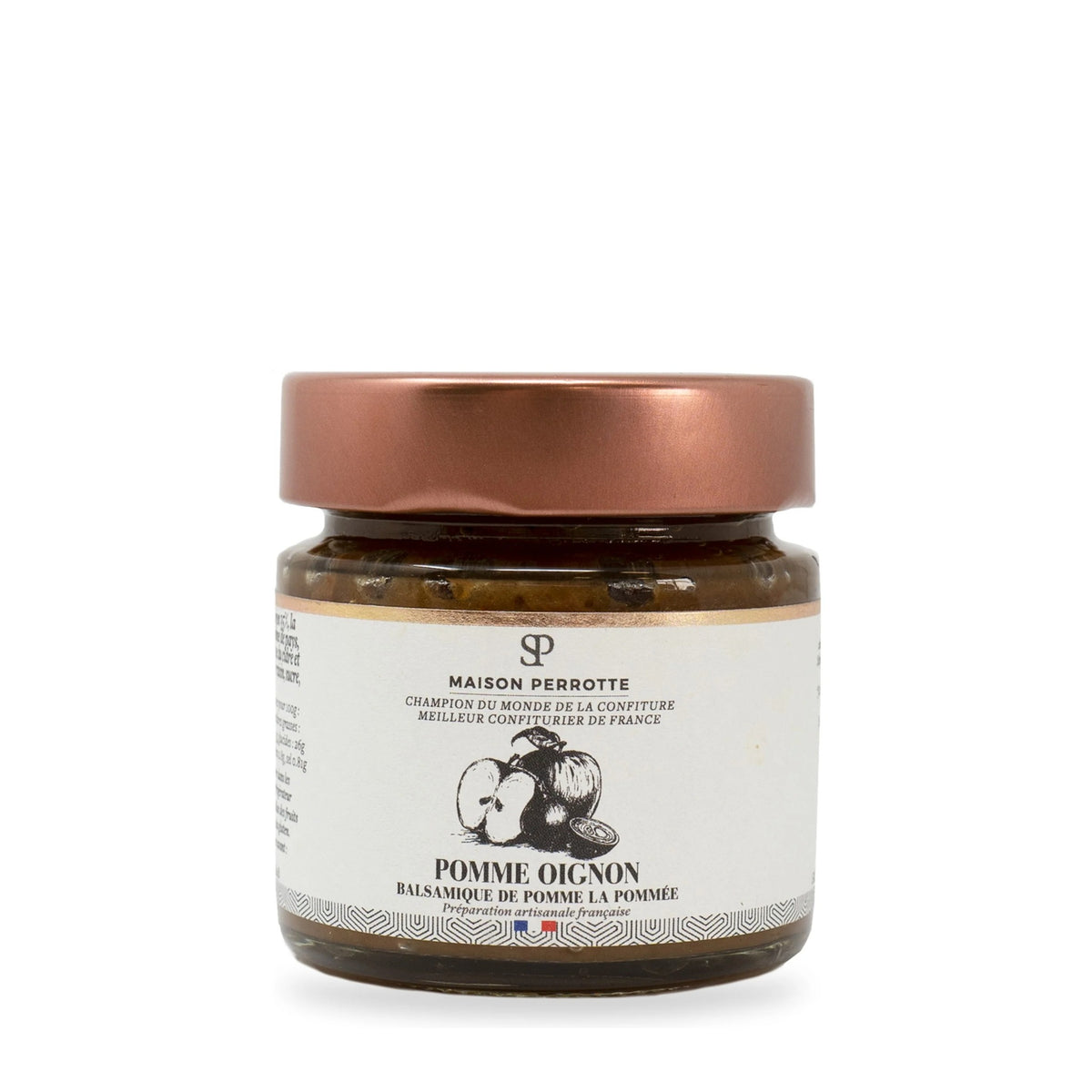 Apple Onion & Balsamic Chutney by Maison Perrotte, 120 g glass jar