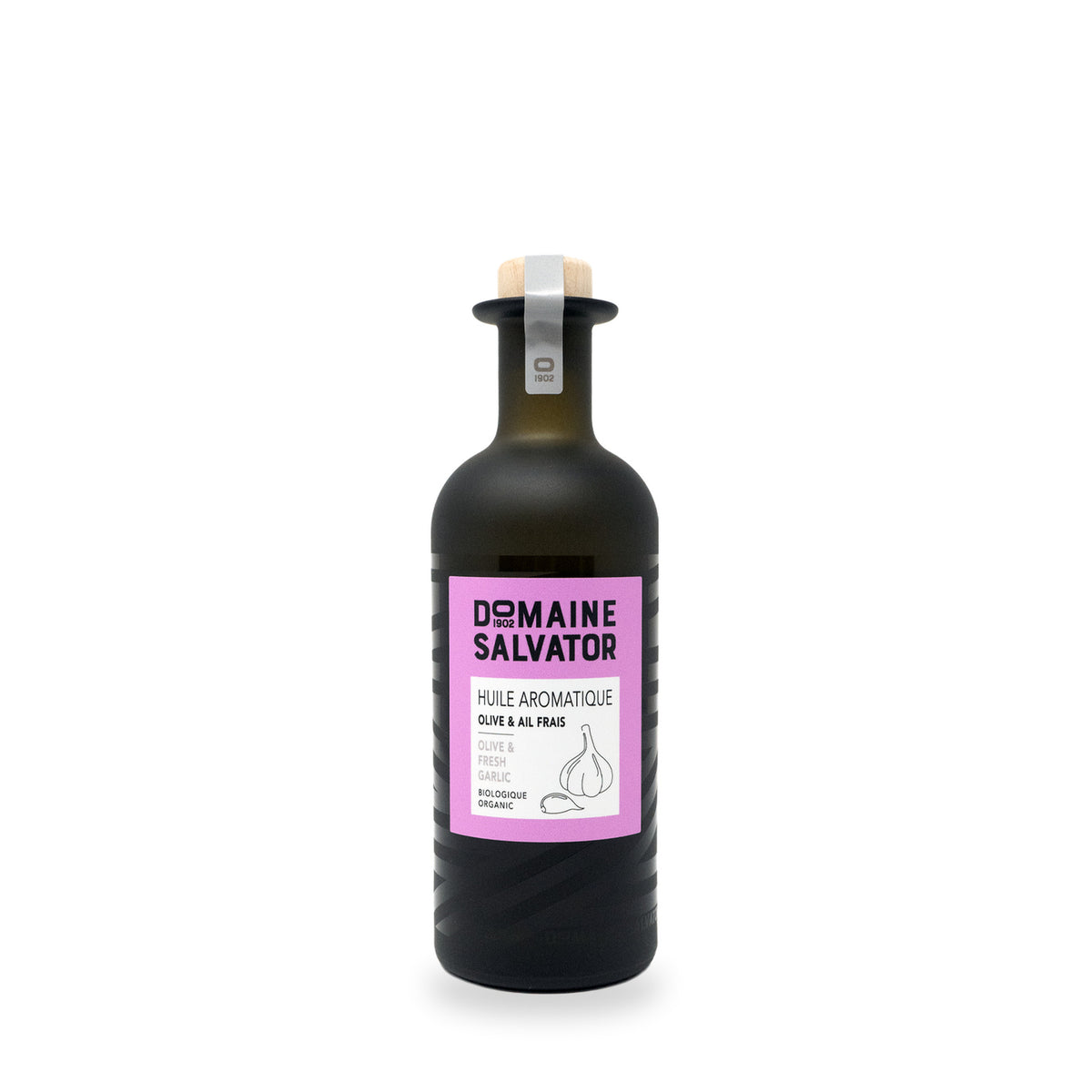 Fresh Garlic Olive Oil by Domaine Salvator, 250 ml glass bottle
