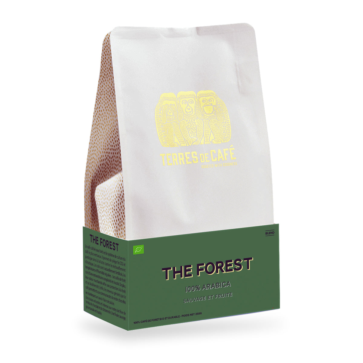 Blend The Forest Coffee Beans by Terres de Café, 250 g